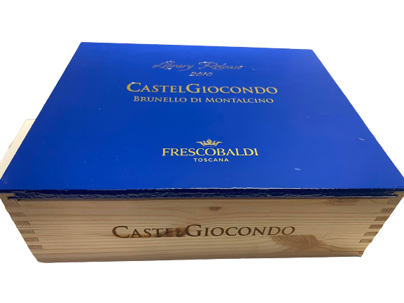 Brunello di Montalcino Riserva DOCG Castelgiocondo 2010 - Frescobaldi 3bott box